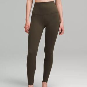 Olive High-Waisted Leggings